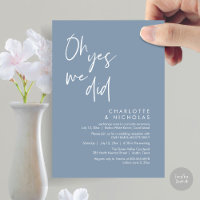 Oh ja, wir haben das getan, Hochzeitsessen Party C