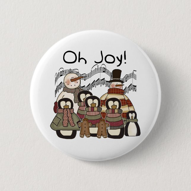 Oh Joy Christmas Button (Vorderseite)