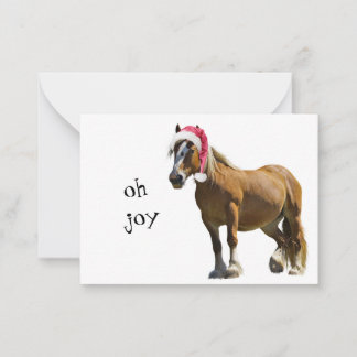 Oh Joy Christmas Horse Card Mitteilungskarte