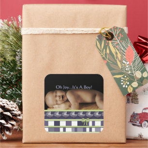 OH Joy... Das ist ein Junge! Aufkleber für Ihr Bab