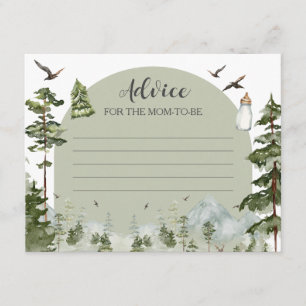 Oh Junge Adventure Pine Forest Advisor für Mama Begleitkarte