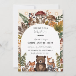 Oh Junge Baby Bär Baby Shower Einladung