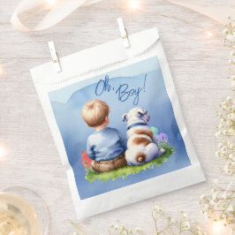Oh, Junge! Baby- und Bulldog-Babydusche Geschenktütchen