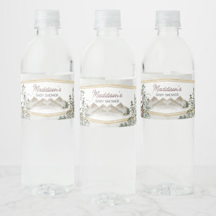 Oh Junge, die Abenteuer beginnen Baby-Party Wasserflaschenetikett
