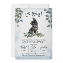 Oh Junge! Dog Baby Shower