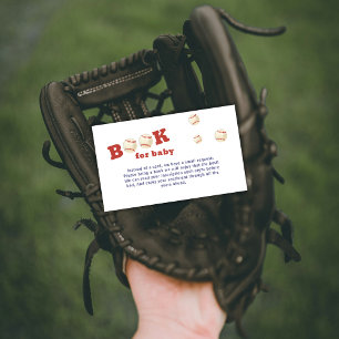 Oh Junge Little Slugger Baseball Bücher Baby Showe Begleitkarte