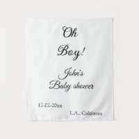 oh Junge Mädchen Babydusche geben den Namen Datum