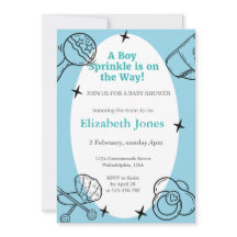 Oh, Junge sprinkle Es ist eine Baby-Dusche.