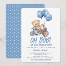 Oh Junge Teddy Bär Junge Blauer Bär Kaum Warten Ba