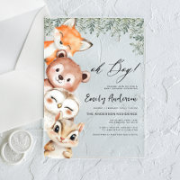 Oh Junge! Waldtiere Baby Shower