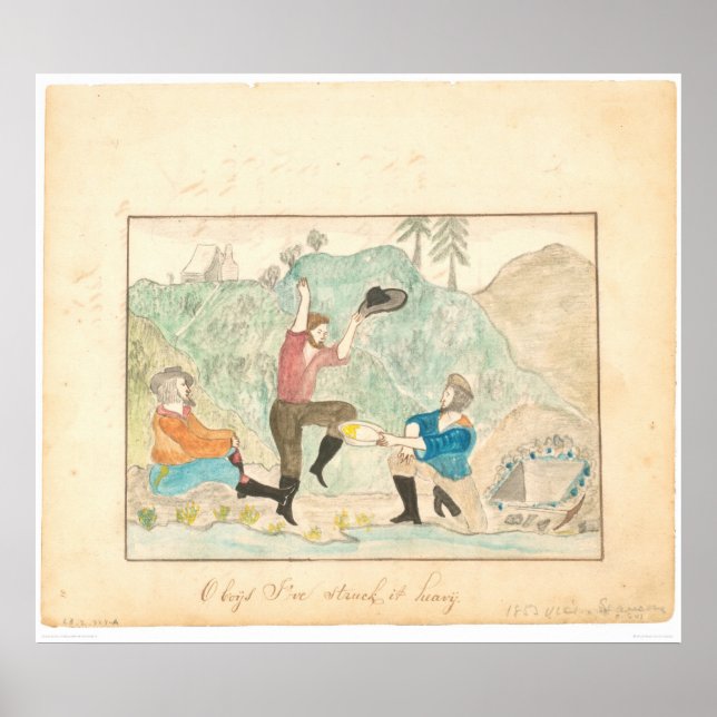 Oh Jungs, ich habe es heavy (1603A) gestochen Poster (Vorne)