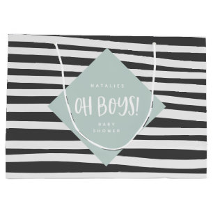 Oh Jungs! Zwillingsjunge Dankeschön Party Große Geschenktüte