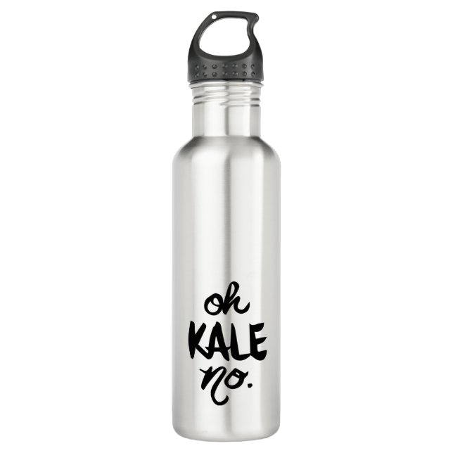 Oh, KALE nein - minimal. Trinkflasche (Vorderseite)