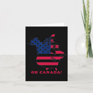 Oh Kanada Der 51 Staat Funny Trump Oh Kanada 2025 Karte
