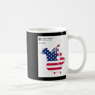 Oh, Kanada Funny Trump Karte der USA Kaffeetasse