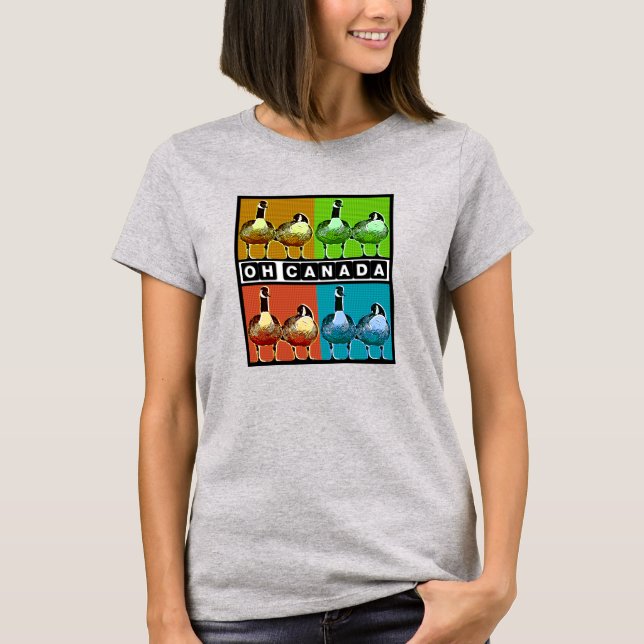 Oh Kanada - Kanada Geese T-Shirt (Vorderseite)