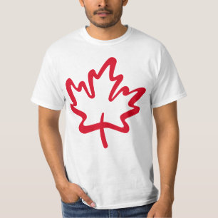 Oh, Kanada! Tag Big Canadain Maple Leaf T-Shirt