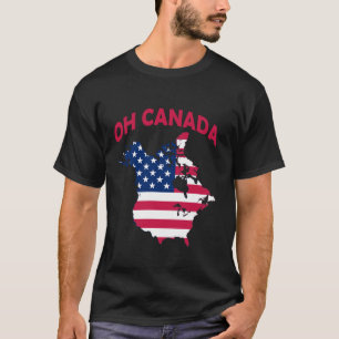 Oh Kanada Trump Annexion Kanada USA North Ame T-Shirt
