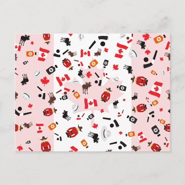 Oh, Kanada - was Kanada für berühmt ist Postkarte (Vorderseite)