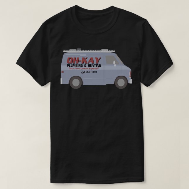 Oh-Kay plumbing van Classic T-Shirt (Design vorne)