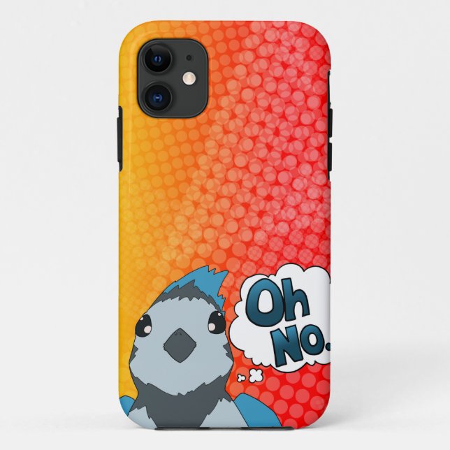 Oh kein Vogel Case-Mate iPhone Hülle (Rückseite)