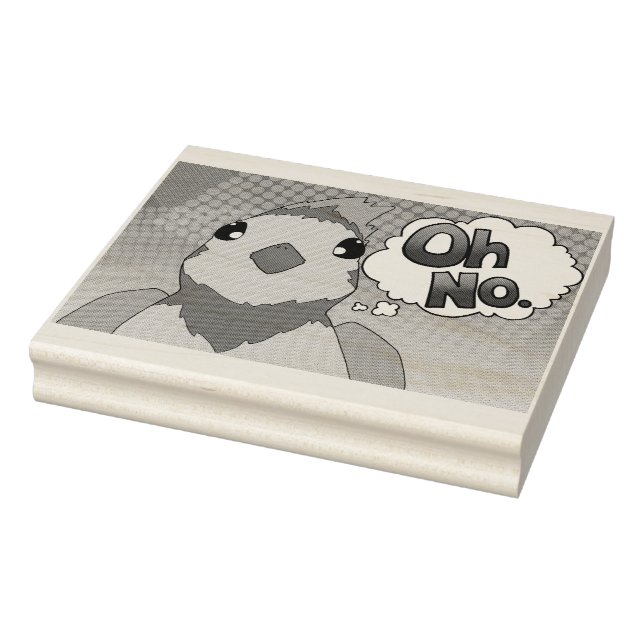 Oh kein Vogel Gummistempel (Stempel)