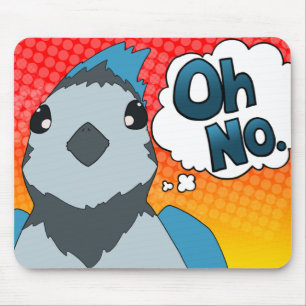 Oh kein Vogel Mousepad