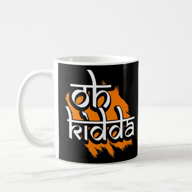 Oh Kidda Punjabi Hallo Kaffeetasse (Links)