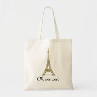 Oh, kleines kleines Stück: Eiffel-Turm-Tasche Tragetasche
