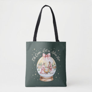 Oh kommt lasst uns ihn anbeten Jesus Xmas Pink Coq