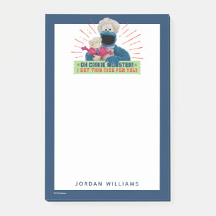 Oh Krümelmonster! Ich habe das nett für dich Got Post-it Klebezettel