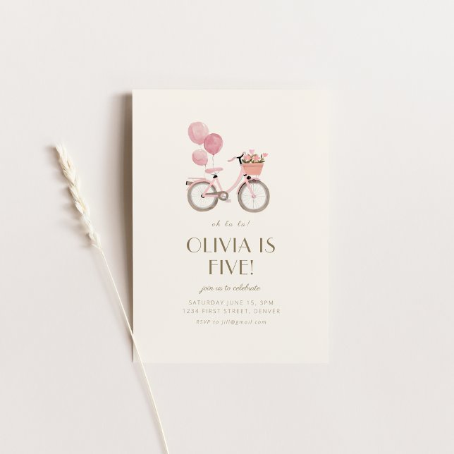 Oh La France Paris Geburtstagsparty Einladung (Von Creator hochgeladen)