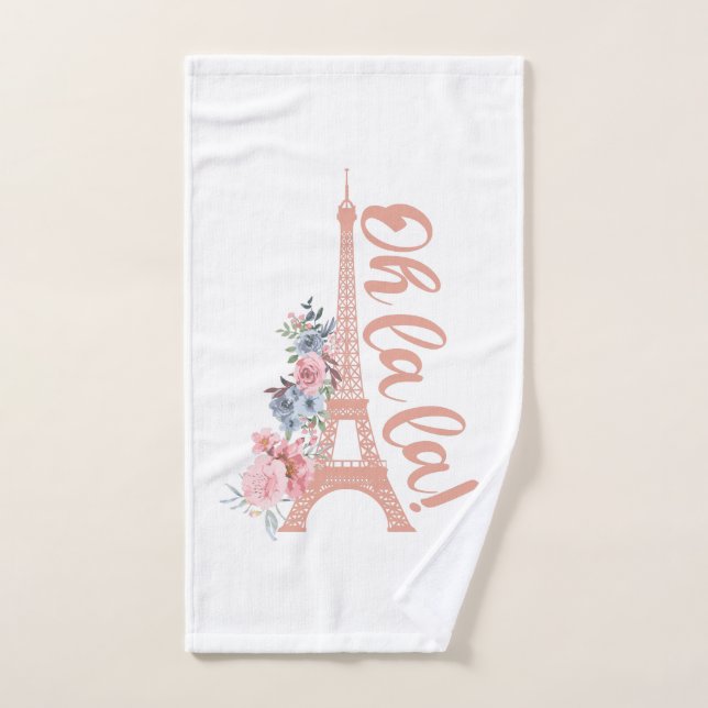 Oh La La - Eiffel Tower Paris Frankreich Handtuch (Handtuch)