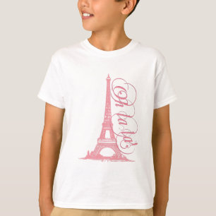 Oh La La - Eiffel Tower Paris Frankreich T-Shirt