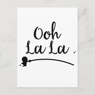 Oh La La Postkarte