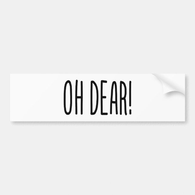 OH LASS! AUTOAUFKLEBER (Vorne)