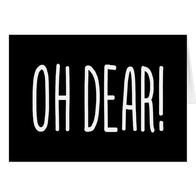 OH LASS! KARTE (Vorderseite (Horizontal))