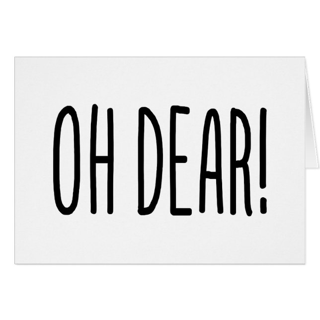 OH LASS! KARTE (Vorderseite (Horizontal))