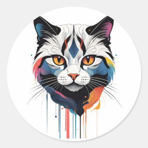 Oh Lawd He Treading Runder Aufkleber