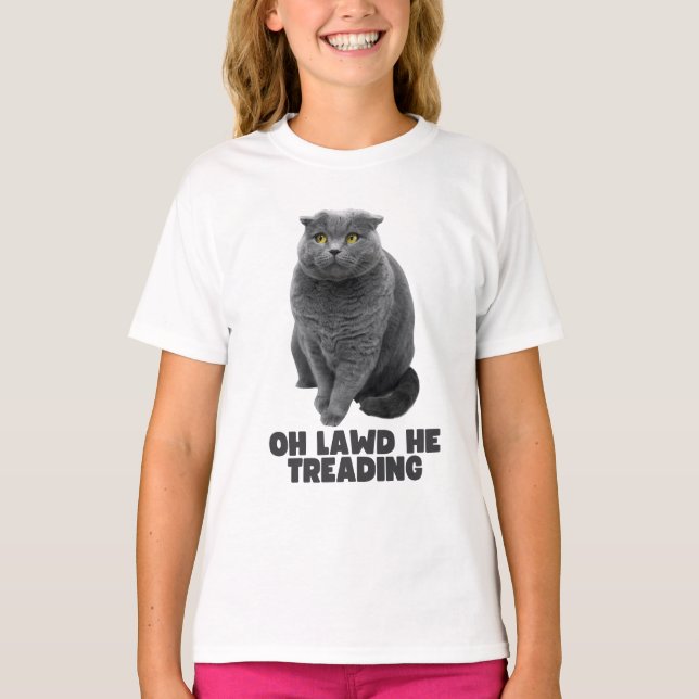 Oh Lawd He Treading T-Shirt (Vorderseite)