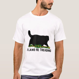 Oh Lawd He Treading Vote Harris Waltz 2024 Kamala T-Shirt