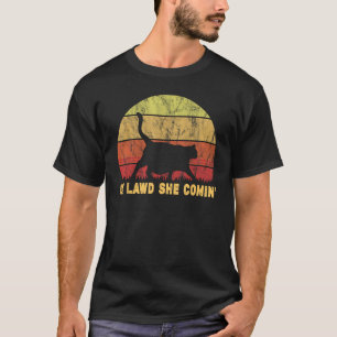 Oh Lawd sie kommt Girl Chonk Meme Fat Cat Lover T-Shirt