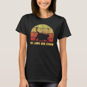 Oh Lawd sie kommt Girl Chonk Meme Fat Cat Lover T-Shirt