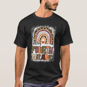Oh, Leopard Leopard Rainbow geblasen zurück T-Shirt