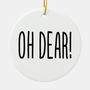 OH LIEBER! KERAMIK ORNAMENT