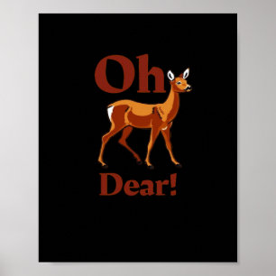 Oh Lieber Trendiger Sauberer Design  Poster