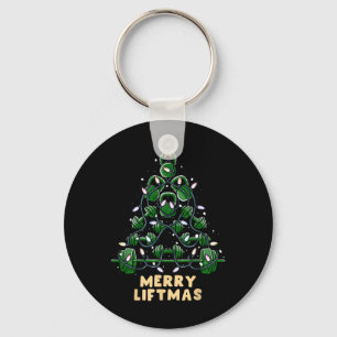 Oh Liftmas Baum Kettlebell Fitnessstudio hässliche Schlüsselanhänger
