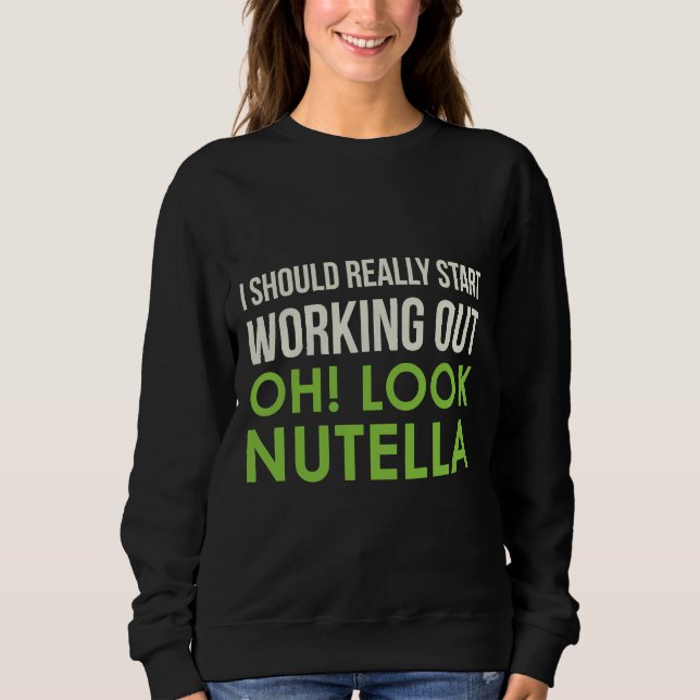 Oh Look Nutella Sweatshirt (Vorderseite)