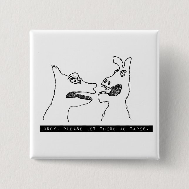 Oh LORDY 1975 Aufkleber-Bandknopf Button (Vorderseite)