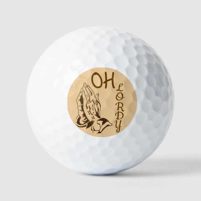 Oh Lordy Golf Bälle (Vorderseite)